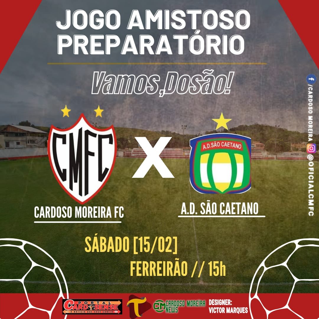 Cardoso Moreira realiza amistoso preparatório para a super copa noroeste